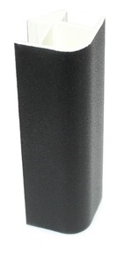 Угол д/цок.ПВХ Черный 90гр 142652