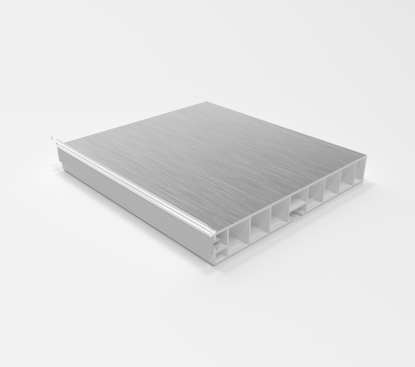 Цоколь H-150 Тип 1 - Шлифованный алюминий(13) 2046