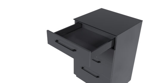 Ультрабокс L-450 H=86 металл лак графит TH03.1160.01.924