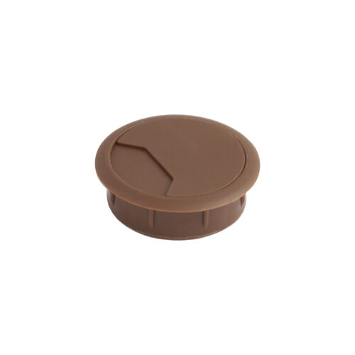 Пропуск кабельный пластик D60мм орех 13378