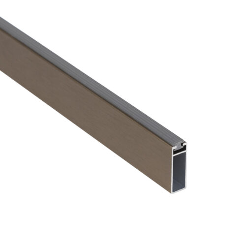 Штанга гардеробная прямоуг. FAME L-3000 с демпфером, латунь браш AKS 113674