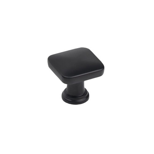 Ручка меб. кнопка мет. KNOPA черный матовый, AKS 80675