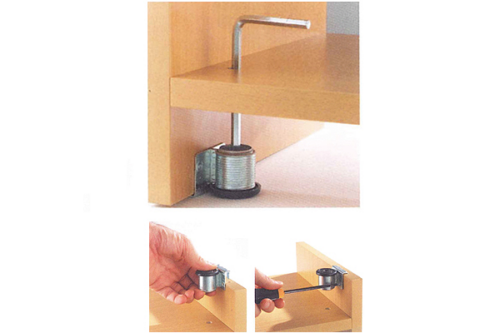 Опора регулируемая металлическая D38, H30 CAMAR (150кг) 00009140