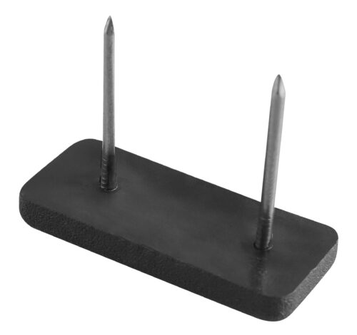 Подпятник на 2-х гвоздях, черный 00014317