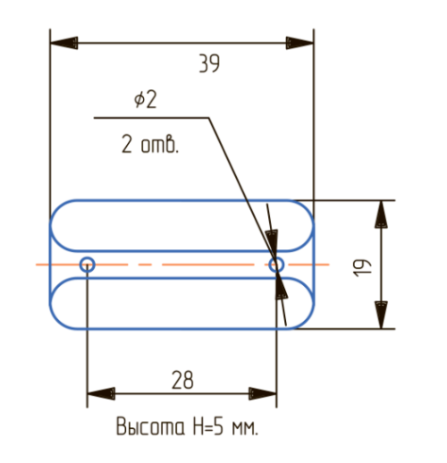 Подпятник для мебели (прозрачный)  1873/07787