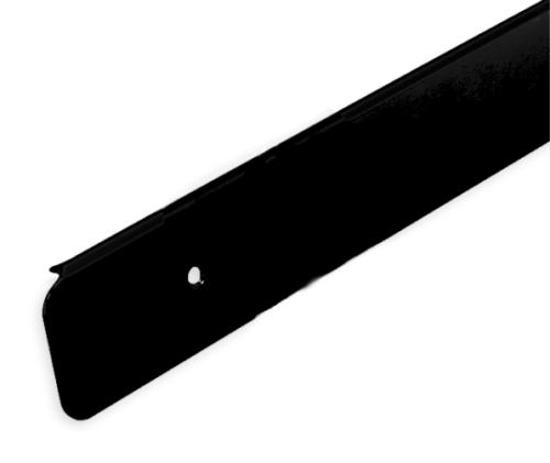 Планкадля для столешниц, торцевая универсальная 38мм R=9 ЧЕРНАЯ 1519 У