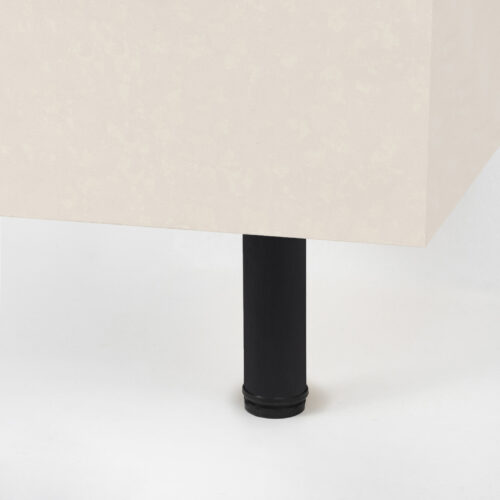 Опора меб. мет. d50 h100 с регул. черный AKS 62960