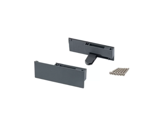 Держатели передней панели, заглушки для ящика Smartline, высота 84мм. антрацит FRM0721.43/84