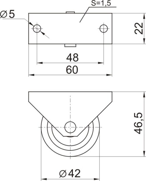 Опора колесная 512Р    995512Р