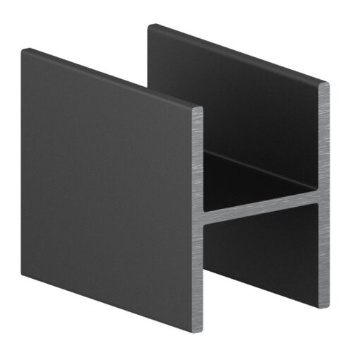 Профиль соединительный АВД-0813 (делитель) черный глянец RAL9005 1метр. 1389